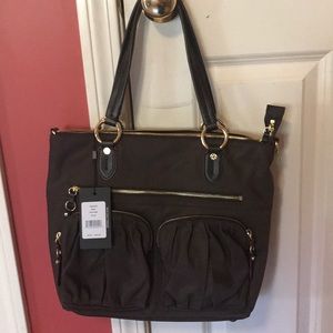 Mz Wallace Small Belle Chocolate Tote